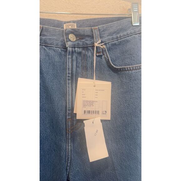 TOTEME High Waist Wide Leg 27” - Picture 6 of 7